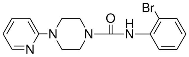 4-PYRIDIN-2-YL-PIPERAZINE-1-CARBOXYLIC ACID (2-BROMO-PHENYL)-AMIDE