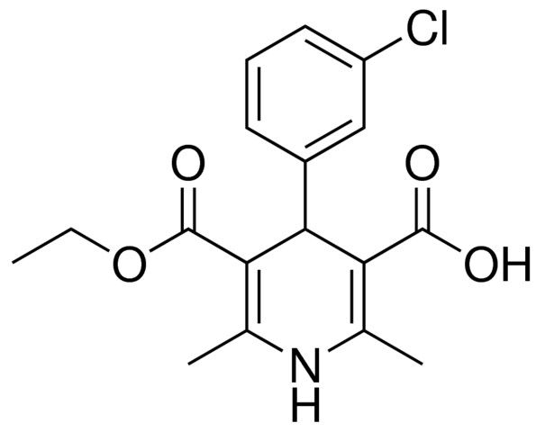 4(3-CL-PH)-5-(ETHOXYCARBONYL)-2,6-DIMETHYL-1,4-DIHYDRO-3-PYRIDINECARBOXYLIC ACID