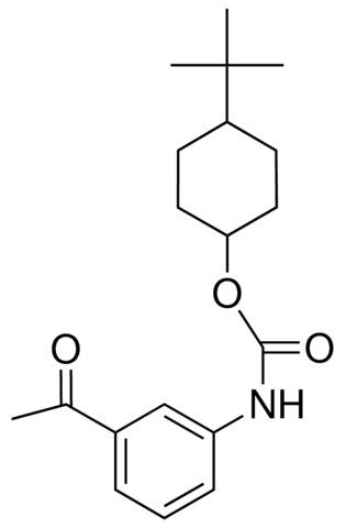 4-TERT-BUTYLCYCLOHEXYL N-(3-ACETYLPHENYL)CARBAMATE