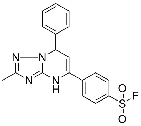 4(2-ME-7-PH-4,7-2H-(1,2,4)TRIAZOLO(1,5-A)PYRIMIDIN-5-YL)BENZENESULFONYL FLUORIDE