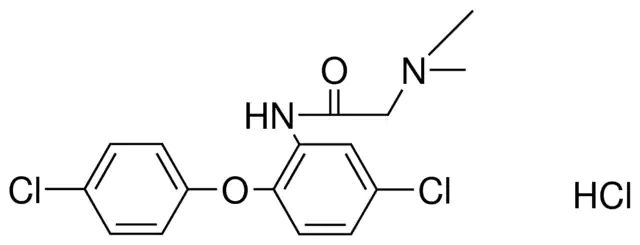 5'-CHLORO-2'-(4-CHLOROPHENOXY)-2-(DIMETHYLAMINO)ACETANILIDE HYDROCHLORIDE