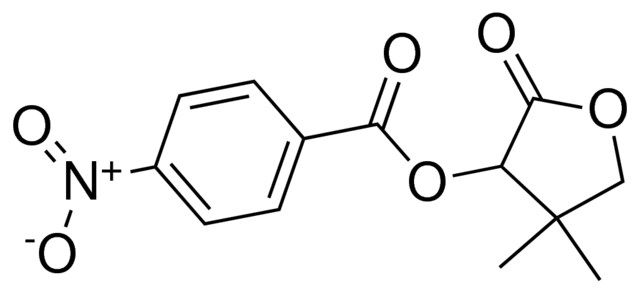 4,4-dimethyl-2-oxotetrahydro-3-furanyl 4-nitrobenzoate