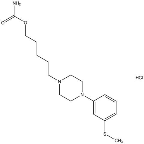 5-{4-[3-(methylsulfanyl)phenyl]-1-piperazinyl}pentyl carbamate hydrochloride