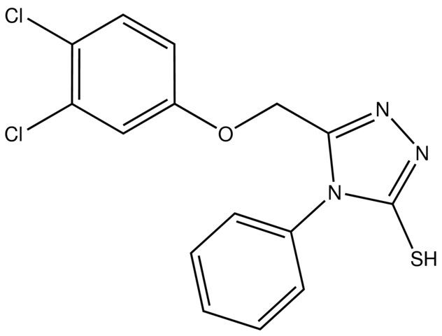 5-((3,4-Dichlorophenoxy)methyl)-4-phenyl-4<i>H</i>-1,2,4-triazole-3-thiol