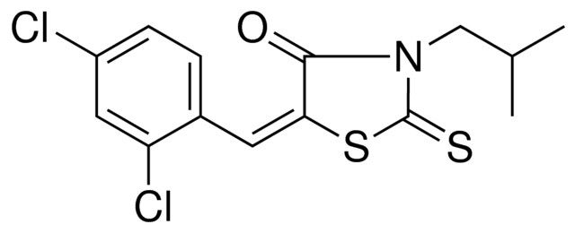 5-(2,4-DICHLOROBENZYLIDENE)-3-ISOBUTYL-2-THIOXO-1,3-THIAZOLIDIN-4-ONE
