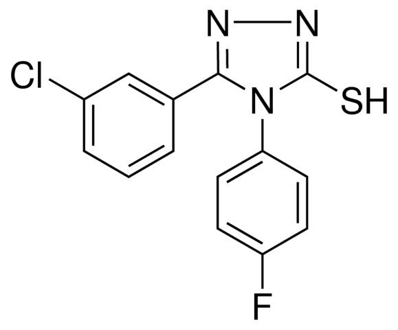 5-(3-CHLOROPHENYL)-4-(4-FLUOROPHENYL)-4H-1,2,4-TRIAZOLE-3-THIOL
