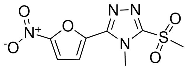 4-methyl-3-(methylsulfonyl)-5-(5-nitro-2-furyl)-4H-1,2,4-triazole