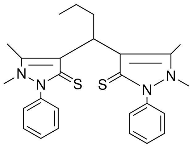 4,4'-(BUTANE-1,1-DIYL)BIS(1,5-DIMETHYL-2-PHENYL-1H-PYRAZOLE-3(2H)-THIONE)