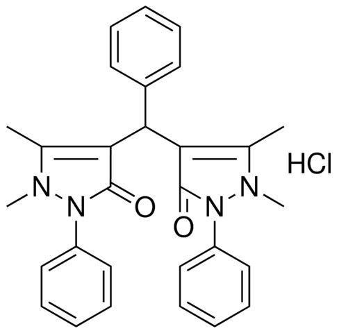 4,4'-(PHENYLMETHYLENE)BIS(1,5-DIMETHYL-2-PHENYL-1H-PYRAZOL-3(2H)-ONE) HYDROCHLORIDE