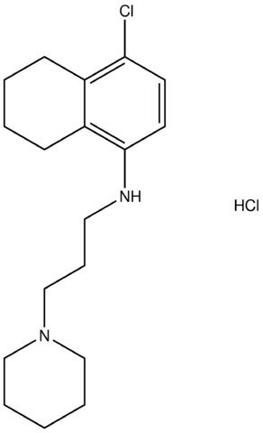 4-chloro-N-[3-(1-piperidinyl)propyl]-5,6,7,8-tetrahydro-1-naphthalenamine hydrochloride