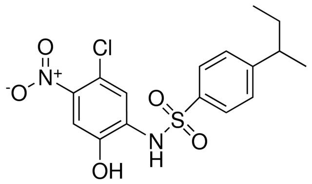 4-(SEC-BUTYL)-5'-CHLORO-2'-HYDROXY-4'-NITROBENZENESULFONANILIDE