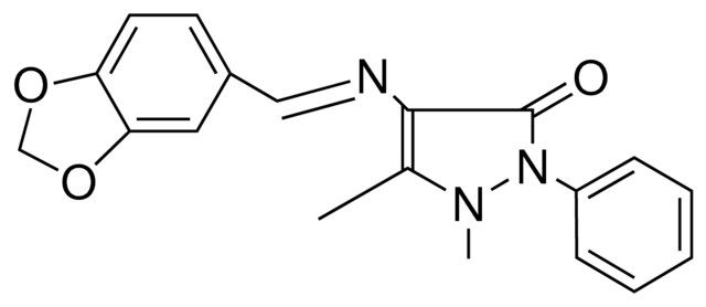 4-(PIPERONYLIDENEAMINO)ANTIPYRINE