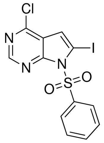 4-Chloro-6-iodo-7-(phenylsulfonyl)-7H-pyrrolo[2,3-d]pyrimidine