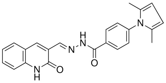 4-(2,5-DIMETHYL-1H-PYRROL-1-YL)-N'-[(E)-(2-OXO-1,2-DIHYDRO-3-QUINOLINYL)METHYLIDENE]BENZOHYDRAZIDE