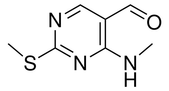 4-(Methylamino)-2-(methylsulfanyl)-5-pyrimidinecarbaldehyde