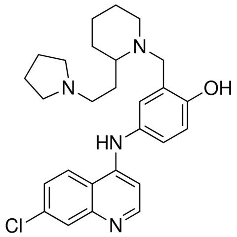 4-[(7-CHLORO-4-QUINOLINYL)AMINO]-2-([2-[2-(1-PYRROLIDINYL)ETHYL]-1-PIPERIDINYL]METHYL)PHENOL