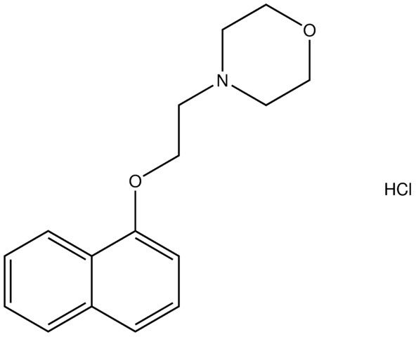 4-[2-(1-naphthyloxy)ethyl]morpholine hydrochloride