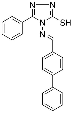 4-(((1,1'-BIPHENYL)-4-YLMETHYLENE)AMINO)-5-PHENYL-4H-1,2,4-TRIAZOLE-3-THIOL
