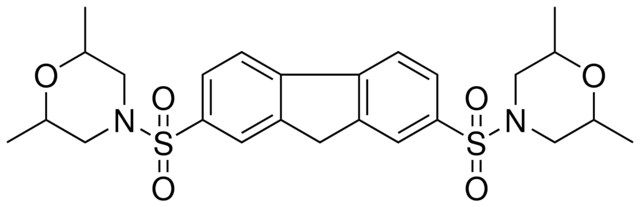 4-({7-[(2,6-DIMETHYL-4-MORPHOLINYL)SULFONYL]-9H-FLUOREN-2-YL}SULFONYL)-2,6-DIMETHYLMORPHOLINE