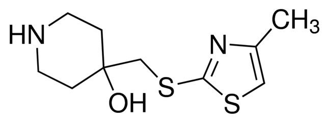 4-(((4-Methylthiazol-2-yl)thio)methyl)piperidin-4-ol