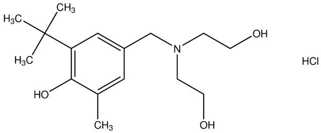 4-{[bis(2-hydroxyethyl)amino]methyl}-2-tert-butyl-6-methylphenol hydrochloride