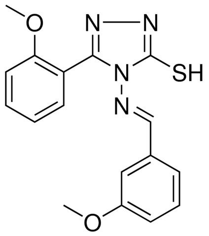 4-((3-METHOXYBENZYLIDENE)AMINO)-5-(2-METHOXYPHENYL)-4H-1,2,4-TRIAZOLE-3-THIOL