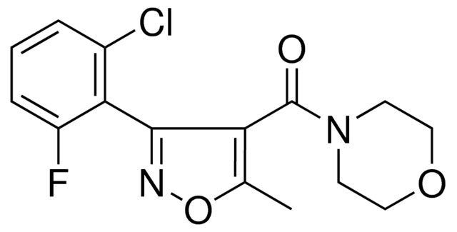 4-((3-(2-CHLORO-6-FLUOROPHENYL)-5-METHYL-4-ISOXAZOLYL)CARBONYL)MORPHOLINE