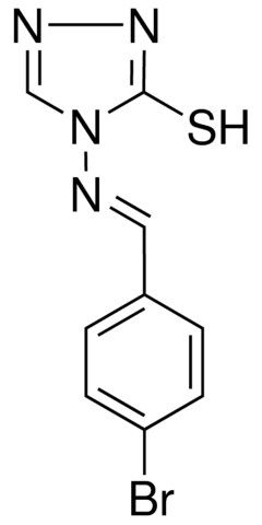 4-((4-BROMO-BENZYLIDENE)-AMINO)-4H-(1,2,4)TRIAZOLE-3-THIOL