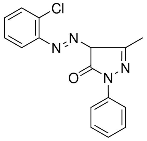 4-((2-CHLOROPHENYL)DIAZENYL)-5-METHYL-2-PHENYL-2,4-DIHYDRO-3H-PYRAZOL-3-ONE