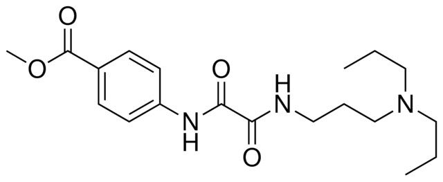 4-((3-DIPROPYLAMINO-PROPYLAMINOOXALYL)-AMINO)-BENZOIC ACID METHYL ESTER