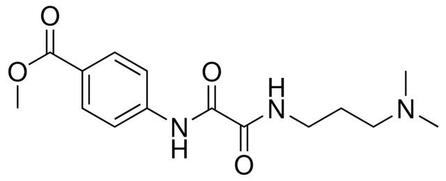 4-((3-DIMETHYLAMINO-PROPYLAMINOOXALYL)-AMINO)-BENZOIC ACID METHYL ESTER
