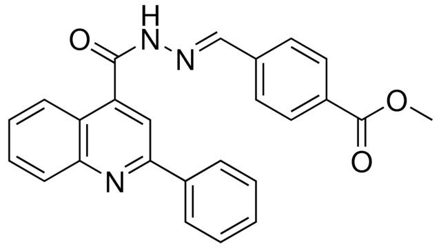 4-((2-PHENYL-QUINOLINE-4-CARBONYL)-HYDRAZONOMETHYL)-BENZOIC ACID METHYL ESTER