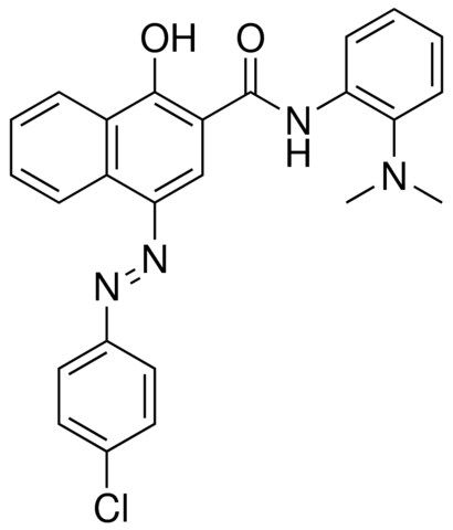 4-((4-CHLOROPHENYL)DIAZENYL)-N-(2-(DIMETHYLAMINO)PHENYL)-1-HYDROXY-2-NAPHTHAMIDE