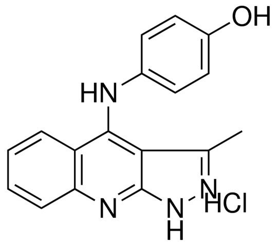 4-((3-METHYL-1H-PYRAZOLO(3,4-B)QUINOLIN-4-YL)AMINO)PHENOL HYDROCHLORIDE