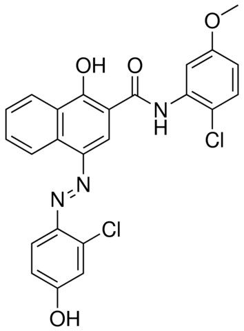 4-((2-CL-4-HYDROXYPHENYL)DIAZENYL)-N-(2-CL-5-METHOXYPHENYL)-1-HO-2-NAPHTHAMIDE