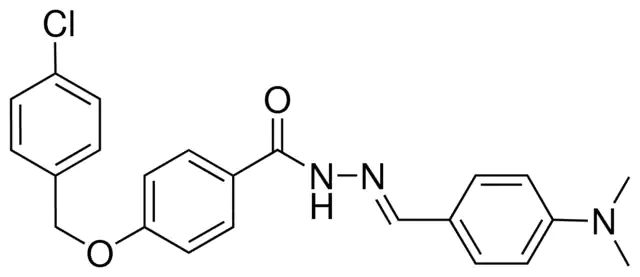 4-((4-CHLOROBENZYL)OXY)-N'-(4-(DIMETHYLAMINO)BENZYLIDENE)BENZOHYDRAZIDE