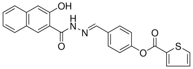 4-((2-(3-HYDROXY-2-NAPHTHOYL)HYDRAZONO)METHYL)PHENYL 2-THIOPHENECARBOXYLATE