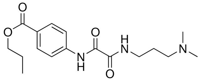 4-((3-DIMETHYLAMINO-PROPYLAMINOOXALYL)-AMINO)-BENZOIC ACID PROPYL ESTER