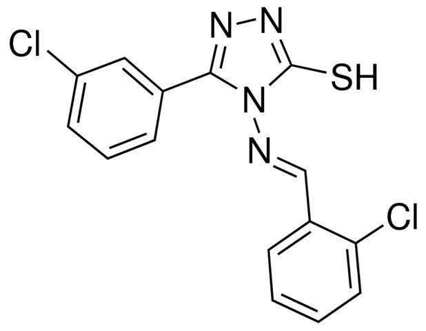 4-((2-CHLOROBENZYLIDENE)AMINO)-5-(3-CHLOROPHENYL)-4H-1,2,4-TRIAZOLE-3-THIOL