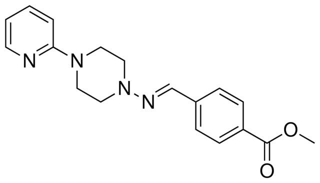4-((4-PYRIDIN-2-YL-PIPERAZIN-1-YLIMINO)-METHYL)-BENZOIC ACID METHYL ESTER