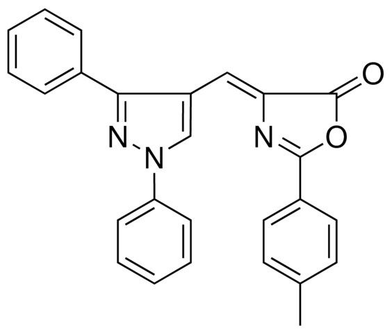 4-(1,3-DIPHENYL-1H-PYRAZOL-4-YLMETHYLENE)-2-P-TOLYL-4H-OXAZOL-5-ONE