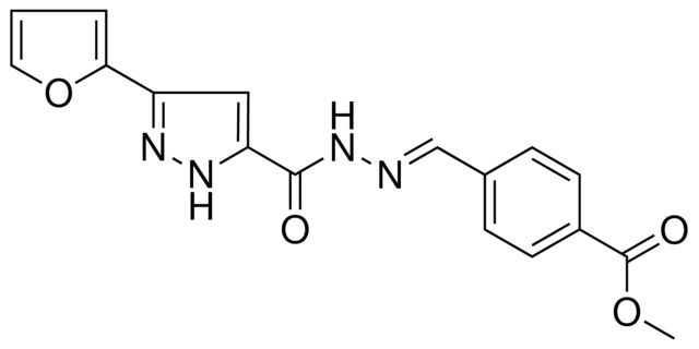 4-((5-FURAN-2-YL-2H-PYRAZOLE-3-CARBONYL)-HYDRAZONOMETHYL)-BENZOIC ACID ME ESTER