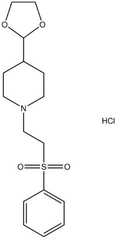 4-(1,3-dioxolan-2-yl)-1-[2-(phenylsulfonyl)ethyl]piperidine hydrochloride