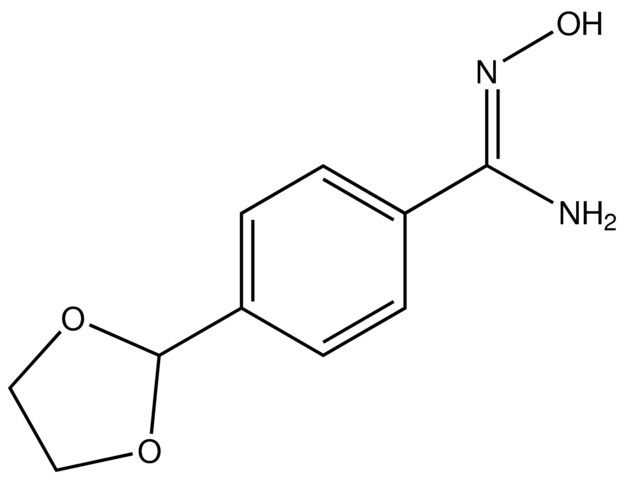 4-(1,3-Dioxolan-2-yl)-<i>N</i>′-hydroxybenzenecarboximidamide