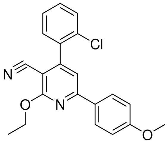 4-(2-CHLOROPHENYL)-2-ETHOXY-6-(4-METHOXYPHENYL)NICOTINONITRILE