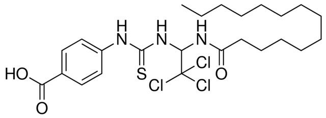 4-(3-(2,2,2-TRICHLORO-1-TETRADECANOYLAMINO-ETHYL)-THIOUREIDO)-BENZOIC ACID