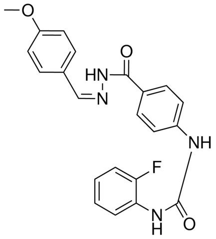 4-(3-(2-FLUOROPHENYL)UREIDO)BENZOIC (4-METHOXYBENZYLIDENE)HYDRAZIDE