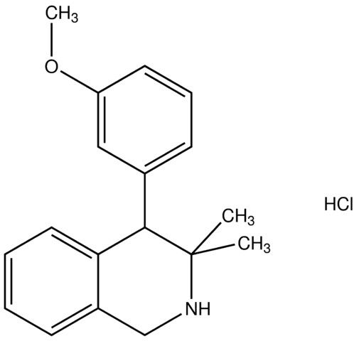 4-(3-methoxyphenyl)-3,3-dimethyl-1,2,3,4-tetrahydroisoquinoline hydrochloride