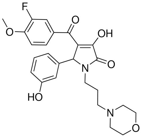 4-(3-FLUORO-4-METHOXYBENZOYL)-3-HYDROXY-5-(3-HYDROXYPHENYL)-1-[3-(4-MORPHOLINYL)PROPYL]-1,5-DIHYDRO-2H-PYRROL-2-ONE