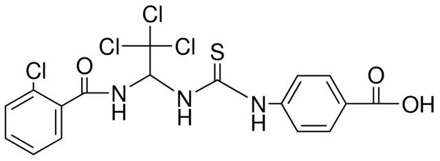 4-(3-(2,2,2-TRICHLORO-1-(2-CHLORO-BENZOYLAMINO)-ETHYL)-THIOUREIDO)-BENZOIC ACID